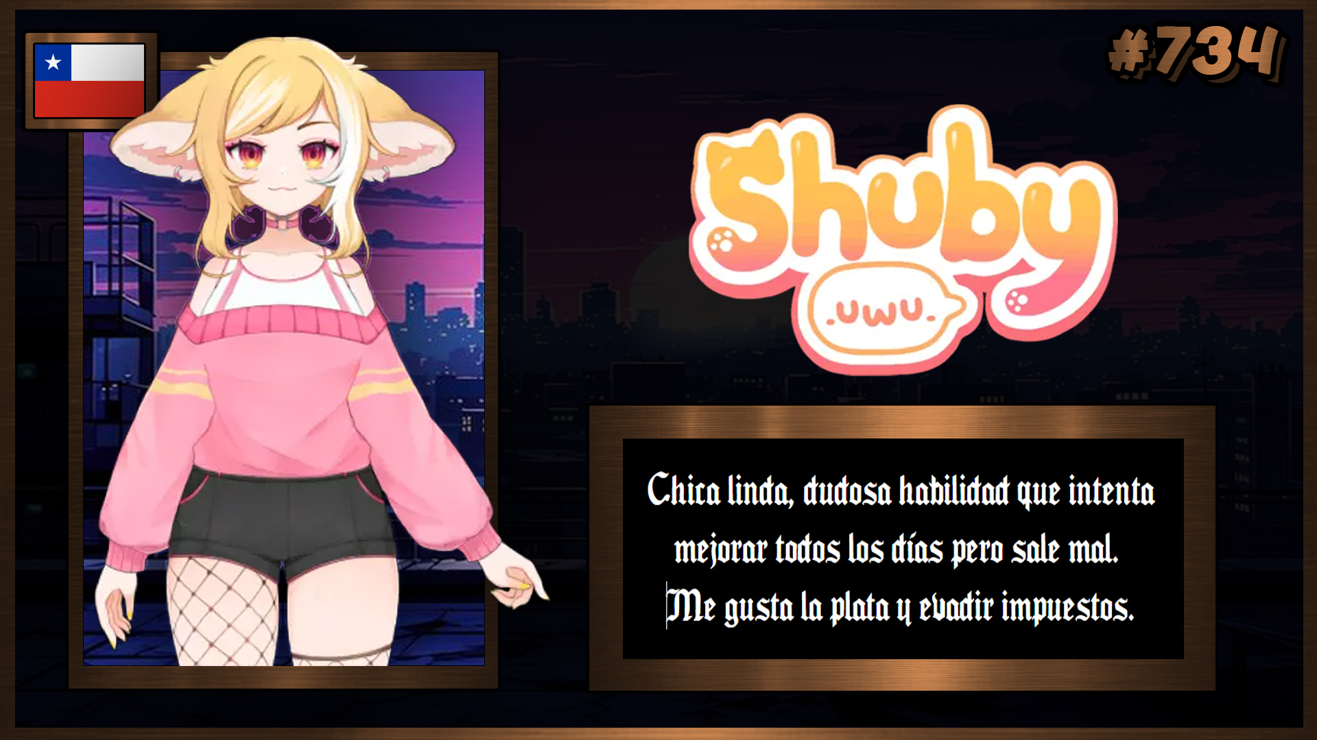 VTuber 734